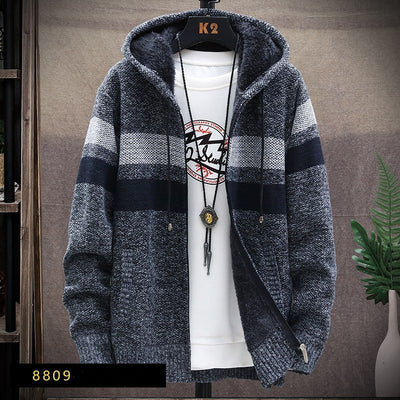 Knit sweater long sleeve sweater coat cardigan