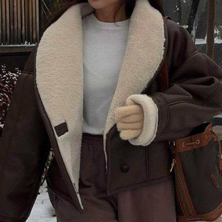 Comfortable Warm Fur Coat Coat